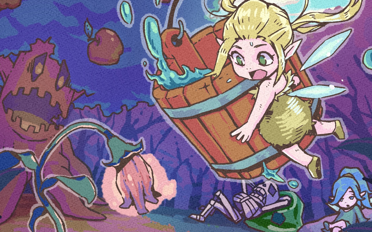 ネネは花を咲かせたい！のメインビジュアル